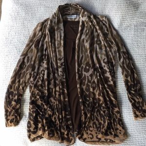 Susan Graver cardigan set